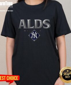Premium New York Yankees Ladies Tee for 2025 American League Division Series, featuring stylish design and team colors.