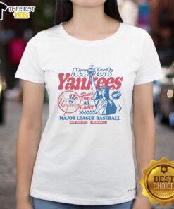 Premium New York Yankees Regional Ladies Tee featuring stylish design and team colors, perfect for female fans.