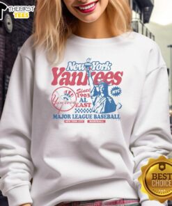 Premium New York Yankees regional sweatshirt in navy blue, featuring team logo and comfortable fit for fans.