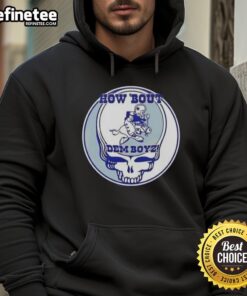 Premium NFL Dallas Cowboys Grateful Dead Stealie Hoodie featuring vibrant graphics and cozy design, perfect for fans.