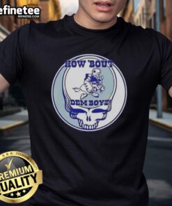 Premium NFL Dallas Cowboys Grateful Dead Stealie T-Shirt featuring vibrant graphics and a unique design for fans.