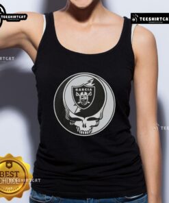 Stylish Premium NFL Oakland Raiders Grateful Dead Stealie Tank Top featuring vibrant graphics and a comfortable fit.