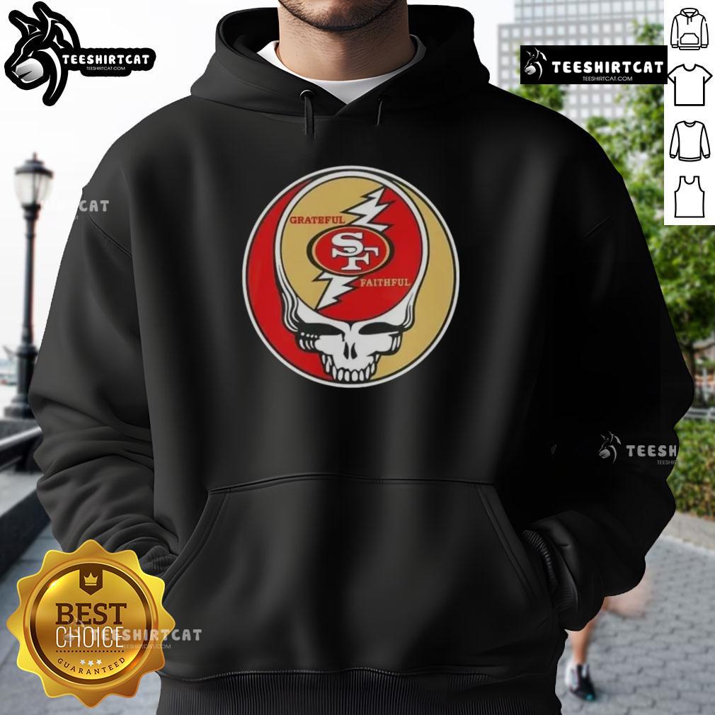 Premium Nfl San Francisco 49Ers Niners Grateful Dead Stealie Hoodie