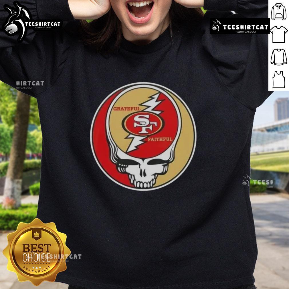 Premium Nfl San Francisco 49Ers Niners Grateful Dead Stealie Sweatshirt