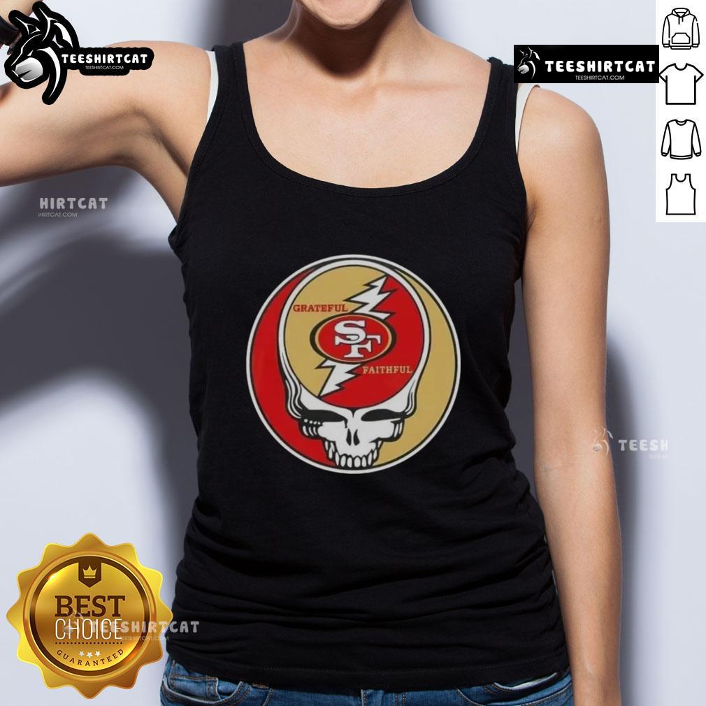 Premium Nfl San Francisco 49Ers Niners Grateful Dead Stealie Tank Top