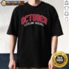 Premium October Cleveland Guardians Baseball Postseason 2025 T-Shirt featuring team logo and vibrant colors.