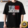 Premium Ohio State Buckeyes Football Bo Jackson Turbo T-Shirt showcasing vibrant team colors and iconic design.