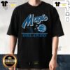 Alt Text: Premium Orlando Magic Fly By Vintage T-Shirt featuring retro design and vibrant team colors for fans and collectors.