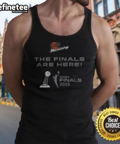 Premium Phoenix Mercury 2025 WNBA Finals tank top featuring bold graphics for passionate basketball fans.