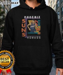Premium Phoenix Suns trading card hoodie featuring Devin Booker design, perfect for NBA fans and collectors.