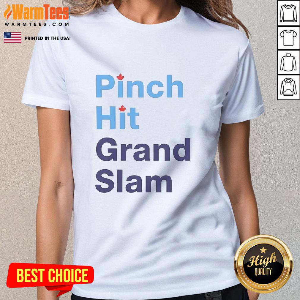 premium-pinch-hit-grand-slam-baseball-lover-ladies-tee Premium Pinch Hit Grand Slam Baseball Lover Ladies Tee in vibrant colors, perfect for passionate female baseball fans.