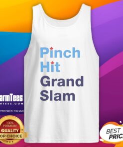 Premium Pinch Hit Grand Slam baseball lover tank top in stylish design, perfect for sports enthusiasts and summer wear.