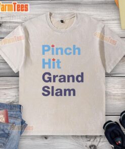 Premium Pinch Hit Grand Slam Baseball Lover washed t-shirt featuring a vintage design for baseball enthusiasts.