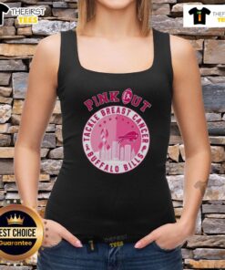 Premium pink Buffalo Bills tank top for Breast Cancer Awareness featuring stylish design and comfortable fit.