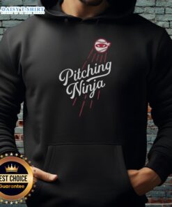 Premium Pitching Ninja Los Angeles Dodgers hoodie showcasing stylish design and team logo for fans and collectors.
