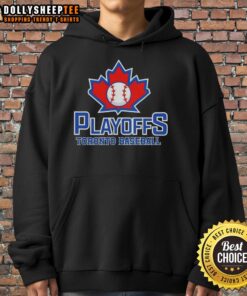 Premium playoffs Toronto baseball hoodie featuring team logo, stylish design, and comfortable fabric for fans.