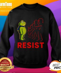 Premium Portland Frog Fck Ice Anti-Trump Sweatshirt featuring a unique design and bold statement for political activism.