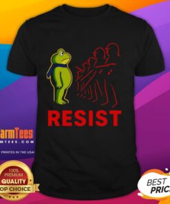 Premium Portland Frog Fck Ice Anti Trump T-Shirt featuring a bold design and vibrant colors, perfect for political statement.