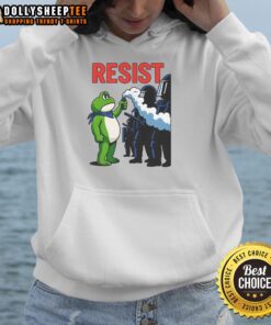 Premium Portland Frog hoodie featuring a funny protest design, perfect for trending fashion and resistance movements.