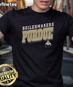 Premium Purdue Boilermakers vintage polished T-shirt featuring classic design, perfect for fans and collectors.