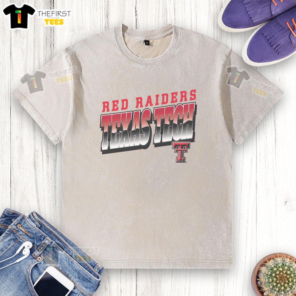 premium-red-raiders-texas-tech-polished-washed-t-shirt Premium Red Raiders Texas Tech polished washed t-shirt in vibrant red, featuring the iconic Texas Tech logo.