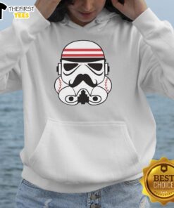 Alt Text: Premium Redlegs Trooper Cincinnati Reds hoodie featuring team logo and vibrant red color, perfect for fans.