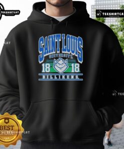 Premium Saint Louis University Billikens Est 1818 hoodie showcasing the school's logo and stylish design for fans.