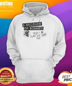 Alt Text: Premium Seconds of Summer There's No Place Like Home Tour logo hoodie featuring vibrant design and comfortable fit.