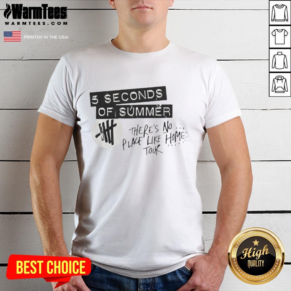 premium-seconds-of-summer-theres-no-place-like-home-tour-logo-t-shirt Alt Text: Premium Seconds Of Summer There's No Place Like Home Tour logo T-Shirt featuring vibrant graphics and stylish design.