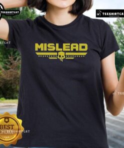 Premium Skull Mislead Logo Ladies Tee featuring a stylish skull design on a comfortable women's t-shirt.