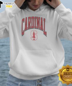 Premium Stanford Cardinal Walk Tall Hoodie in red, featuring the iconic logo, perfect for fans and casual wear.