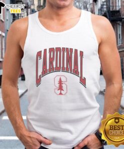 Premium Stanford Cardinal Walk Tall Tank Top featuring vibrant colors and team logo, perfect for fans and casual wear.