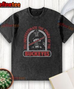 Premium Star Wars Darth Vader X Ohio State washed t-shirt featuring a bold graphic of Darth Vader on a stylish tee.