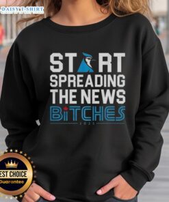 Premium Start Spreading The News Bitches Toronto Blue Jays Sweatshirt in stylish design for baseball fans.