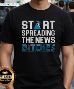 Premium Start Spreading The News Bitches Toronto Blue Jays T-Shirt featuring bold graphics and team colors.