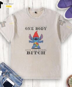 Premium Stitch 'I'm Like 12 People Packed In One Body' Spin The Wheel T-Shirt in vibrant colors, perfect for casual wear.