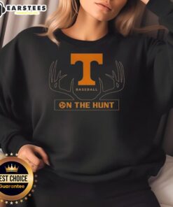 Premium Tennessee Volunteers Baseball sweatshirt featuring a deer antlers logo, perfect for fans and outdoor enthusiasts.