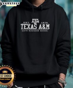 Premium Texas A&M Mays Business School 1876 hoodie featuring a stylish design and school logo, perfect for alumni and students.