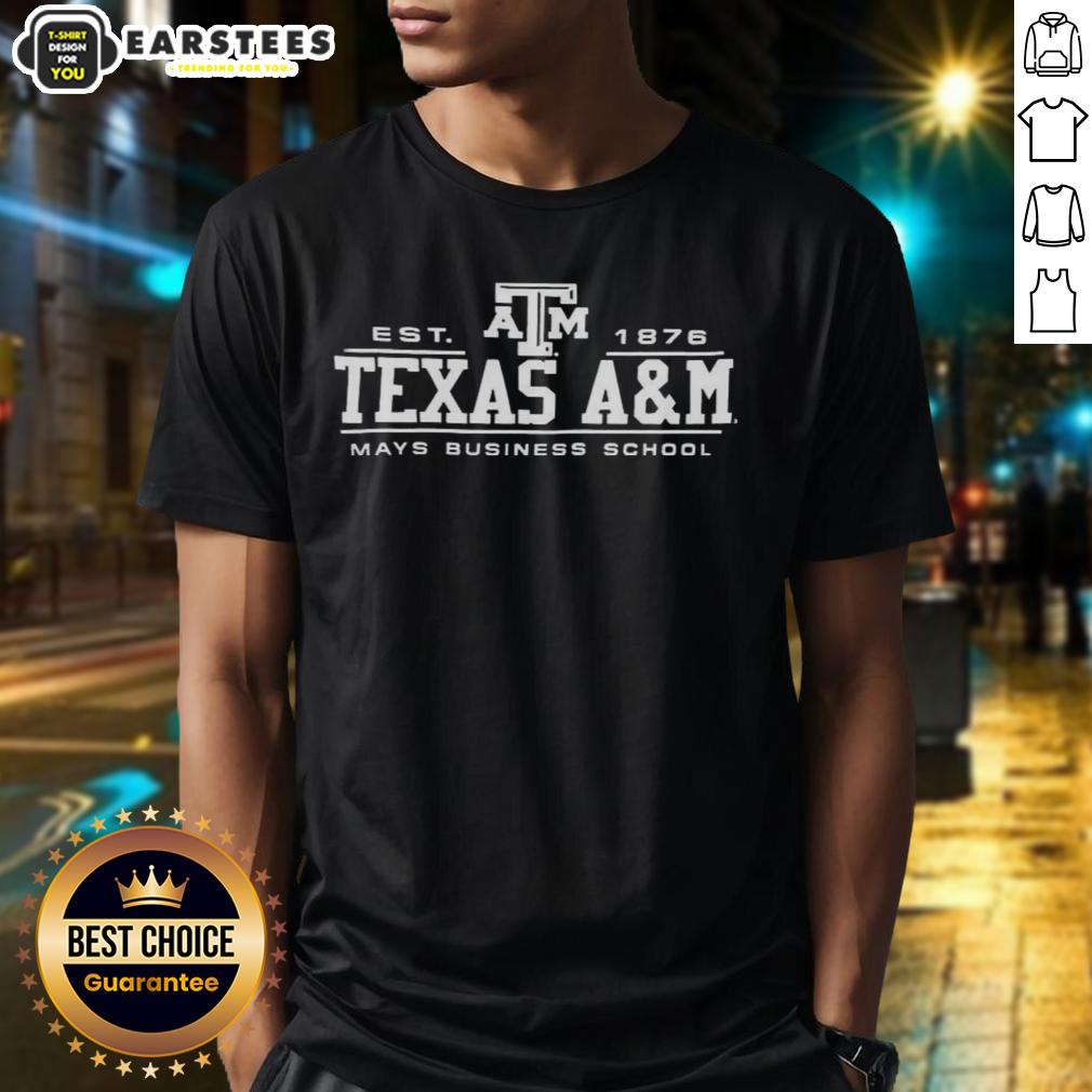 premium-texas-am-mays-business-school-1876-t-shirt Premium Texas A&M Mays Business School 1876 T-Shirt featuring bold graphics and a comfortable fit for Aggie fans.