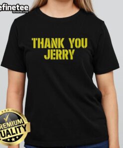 Premium Thank You Jerry Green Bay Packers Ladies Tee showcasing stylish design for female fans.