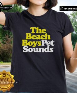 Premium The Beach Boys Pet Sounds Ladies Tee featuring vibrant graphics and soft fabric for stylish music lovers.