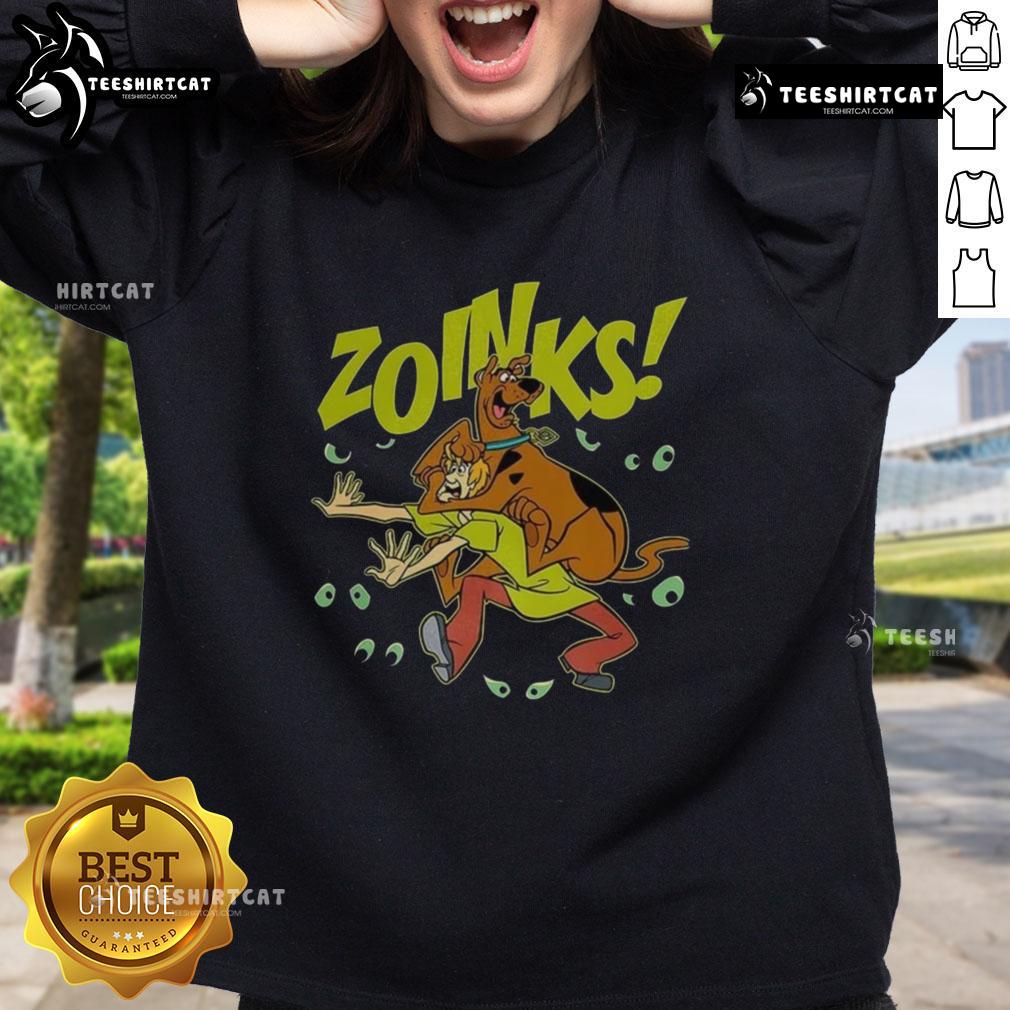 Premium The Scooby Doo And Shaggy Rogers Vintage Cartoon Zoinks Sweatshirt