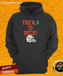 Premium Miami Hurricanes hoodie featuring The U logo, perfect for fans and stylish casual wear.