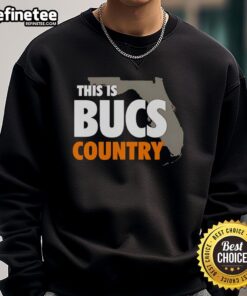 Premium This Is Bucs Country Sweatshirt featuring bold team colors and logo, perfect for fans supporting the Buccaneers.