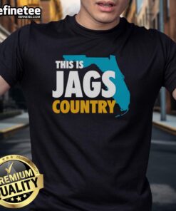 Alt Text: Premium This Is Jags Country T-Shirt featuring bold graphics and a comfortable fit for fans of the Jaguars.