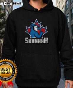 Premium Toronto Blue Jays MLB Ace SHHHHHH mascot hoodie for stylish fans, showcasing vibrant team colors and logo.