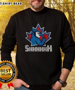 Premium Toronto Blue Jays MLB Ace sweatshirt featuring SSSHHHHH mascot design, perfect for fans and casual wear.