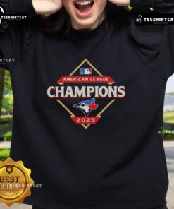 Premium Toronto Blue Jays World Series 2025 American League Champions sweatshirt, featuring bold team graphics.
