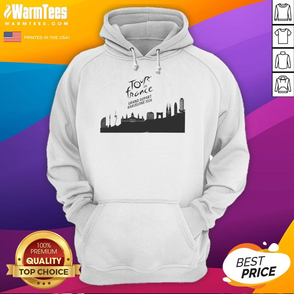 premium-tour-de-france-grand-depart-barcelone-2026-skyline-hoodie Premium Tour de France Grand Depart Barcelona 2026 Skyline Hoodie featuring iconic cityscape design and vibrant colors.