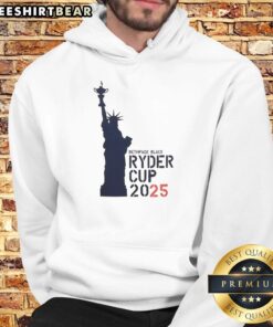 Premium USA Ryder Cup 2025 Liberty Bethpage Black Hoodie featuring stylish design and comfortable fit for golf fans.